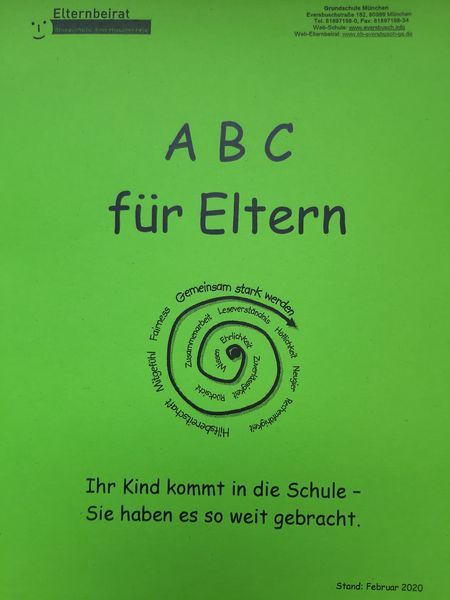 ABC für Eltern - Grundschule an der Eversbuschstraße